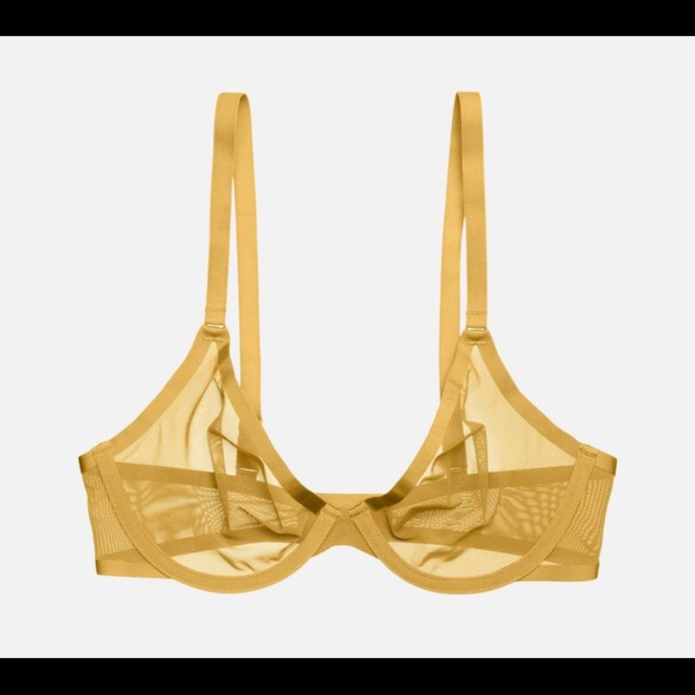CUUP the Plunge mesh bra
